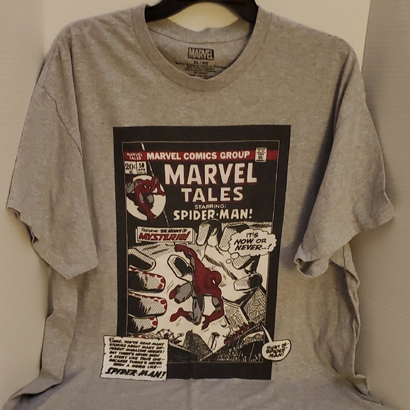 Marvel Gray Spider-Man Graphic T-Shirt - Picture 1 of 6